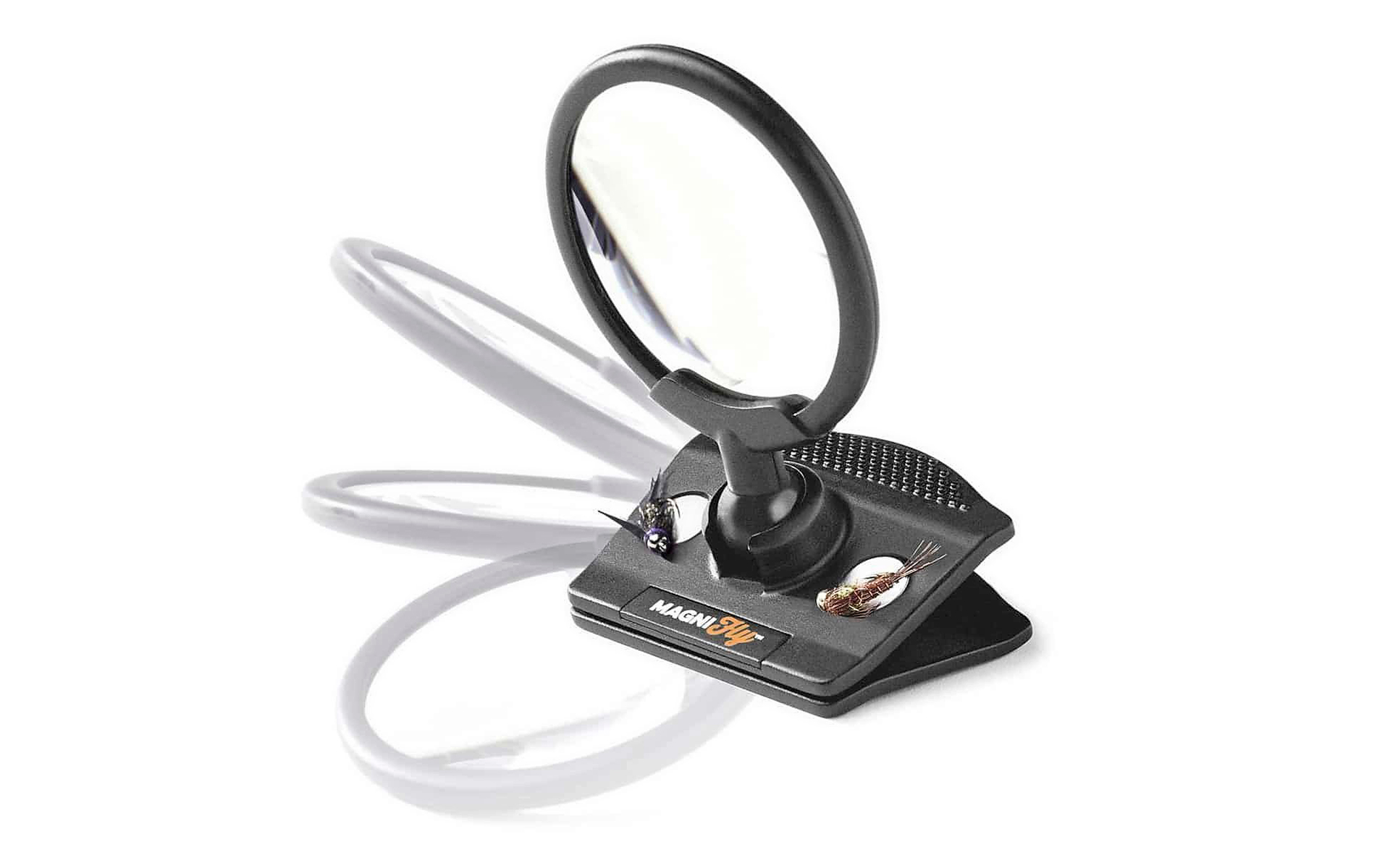 MagniFly clip-on magnifying glass